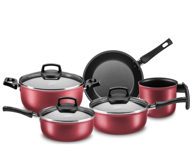 MTA JGO DE OLLA SAFIRA 5PZ CHERRY