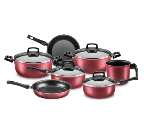 MTA JGO DE OLLA SAFIRA 7PZ CHERRY