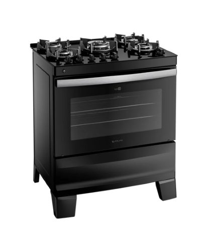 ATLAS COCINA A GAS 5H AGILE UP GLASS NG