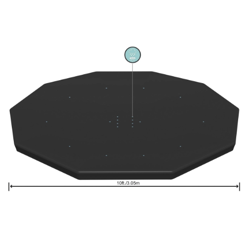 BESTWAY COBERTOR P/PISCINA 305CM