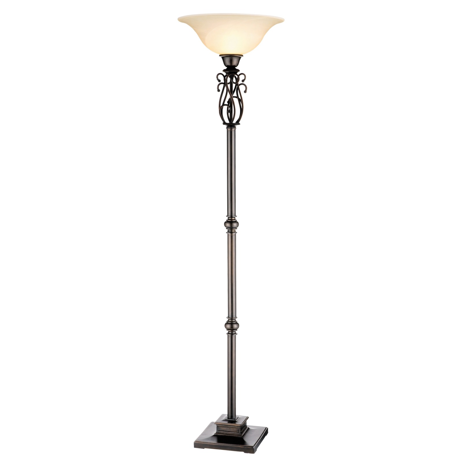 B.H. LAMPARA DE PIE CON BASE METAL L1038