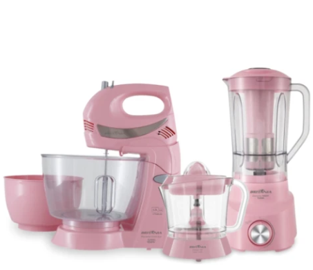BRITANIA KIT BATI/LIC/EXPRIM/ ROSA 220V