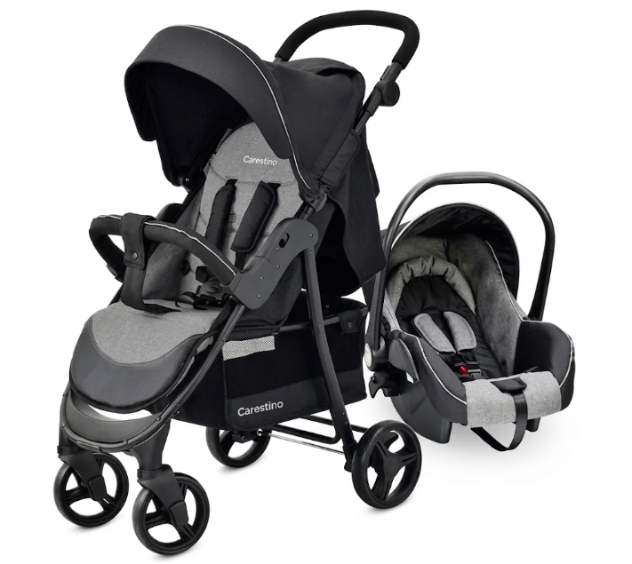 CARESTINO CARRITO+BABYSID CITY T. GRIS MELANGE