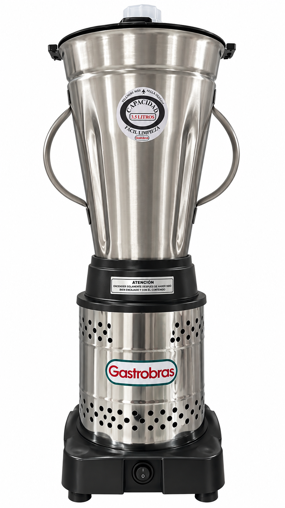 GASTROBRAS LICUADORA INOX 3.5L ALTA ROT. 1000W