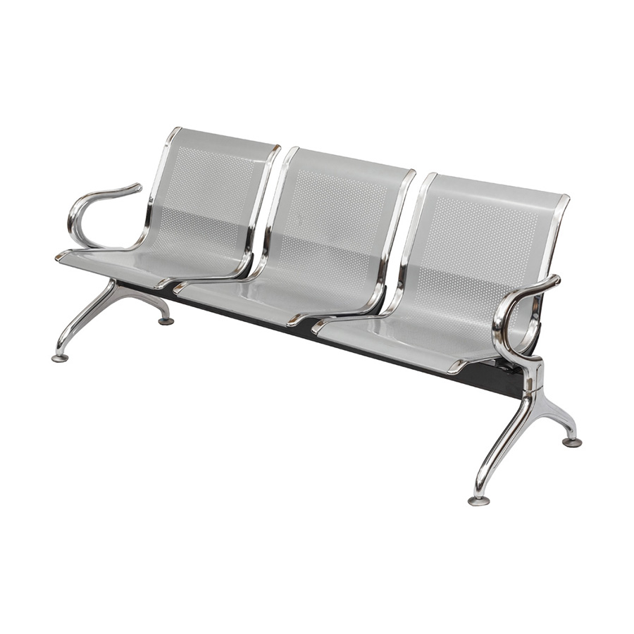 COEXMA SILLA DE ESPERA 3L LONGARINA CROMADO