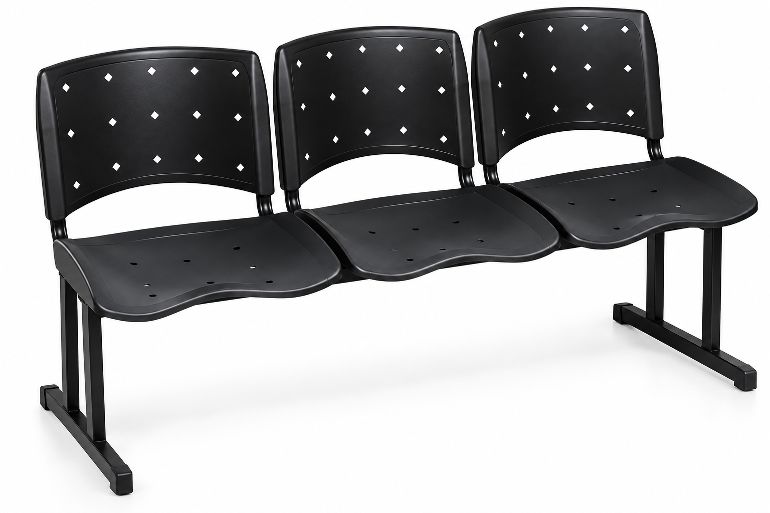 COEXMA SILLA DE ESPERA PLASTICA 3LG CX11