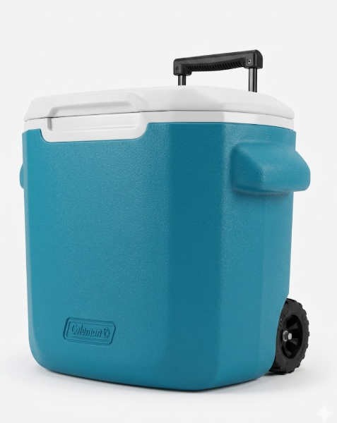 COLEMAN CONSERVADORA 28QT C/RUEDAS AZUL