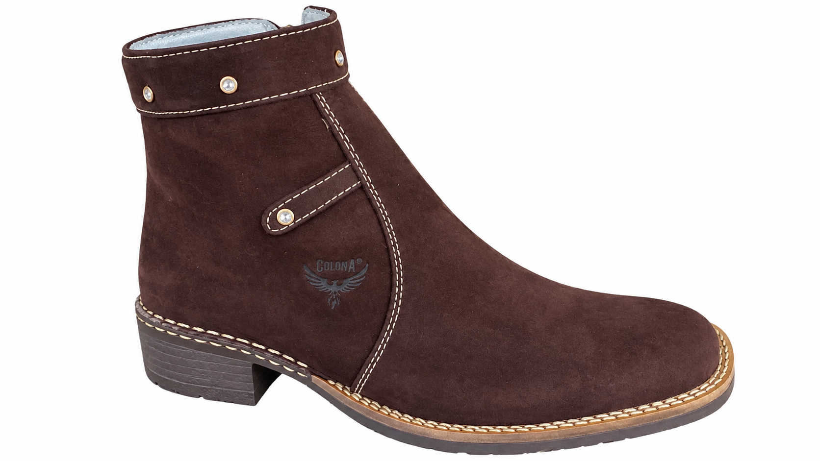 COLONA BOTA FEM. NOBUCK CAFÉ Nº35