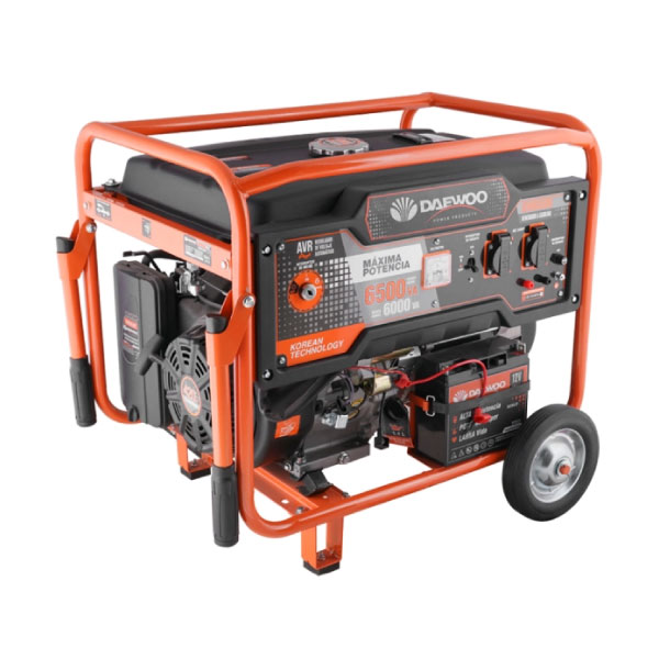 DAEWOO GENERADOR NAFTERO 6.5KVA