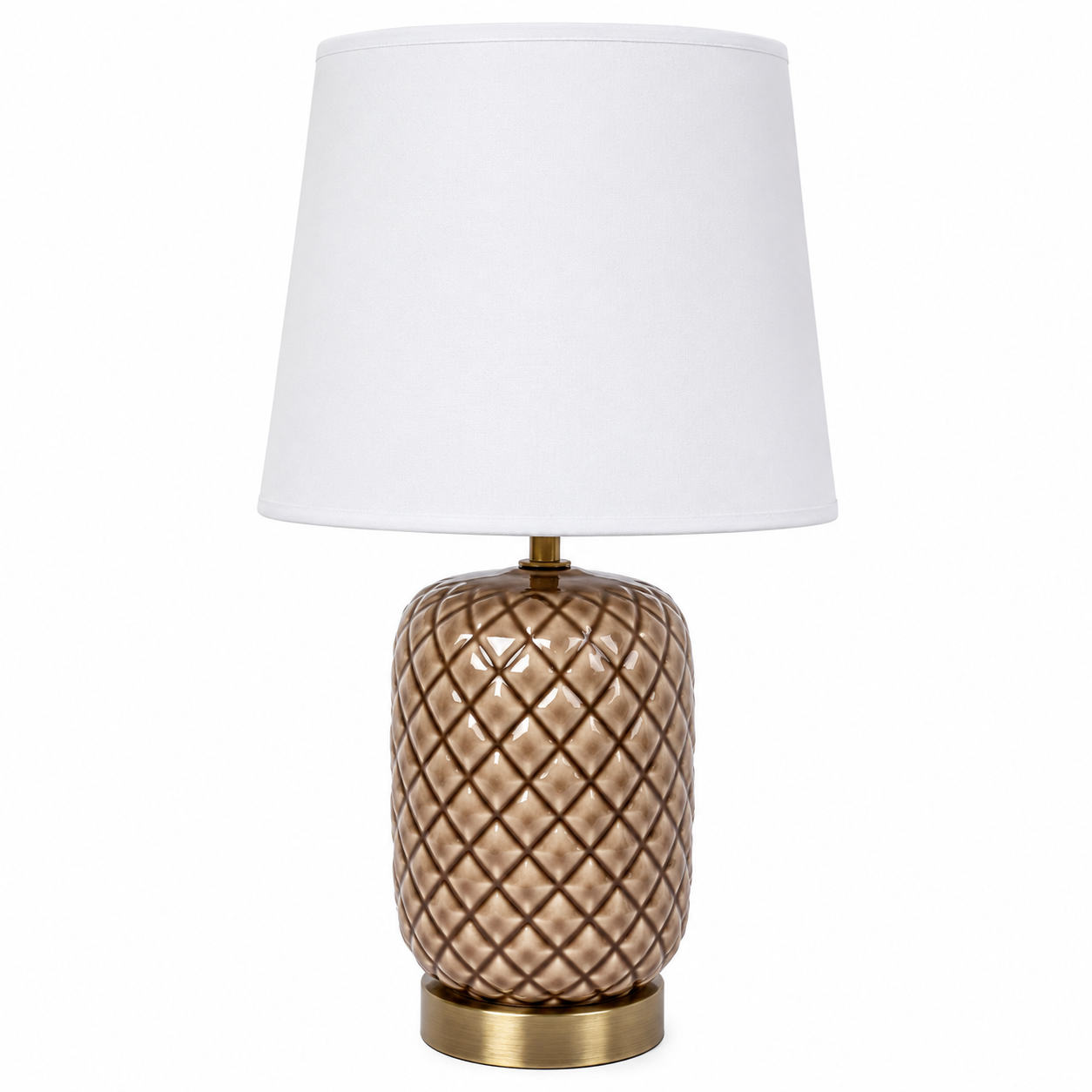 DANNY HOME VELADOR CERAMICA MARRON 25X25X45