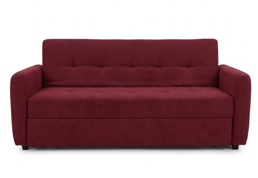 ECOLEATHER SOFA CAMA 3CPOS TELA BORDO