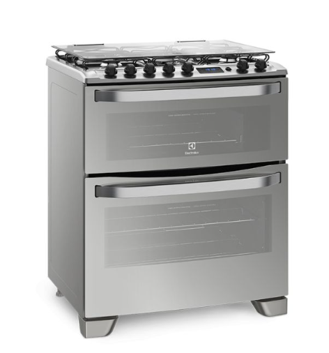 ELECTROLUX COCINA A GAS 5H/2HORNOS BL/NG