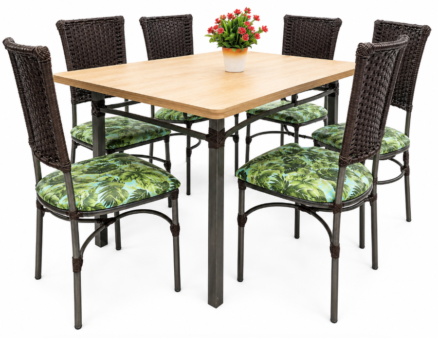 FARPAR JGO DE COMEDOR 6S DALIA MIM/FORM.