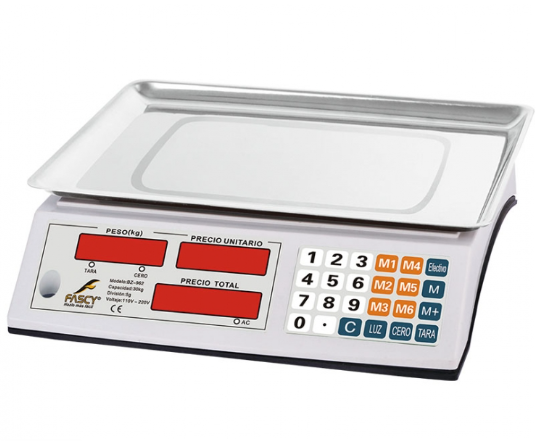 FASCY BALANZA DIGITAL 30KG S/COLUMNA