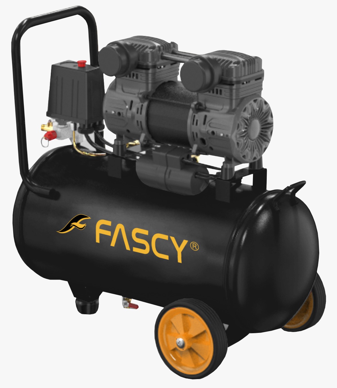 FASCY COMPRESOR 50L 2HP MONOFASICO S/ACEITE