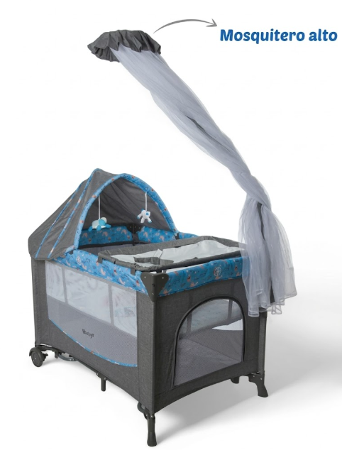 EBABY CUNA CORRAL DACORA C/MOSQ AZ