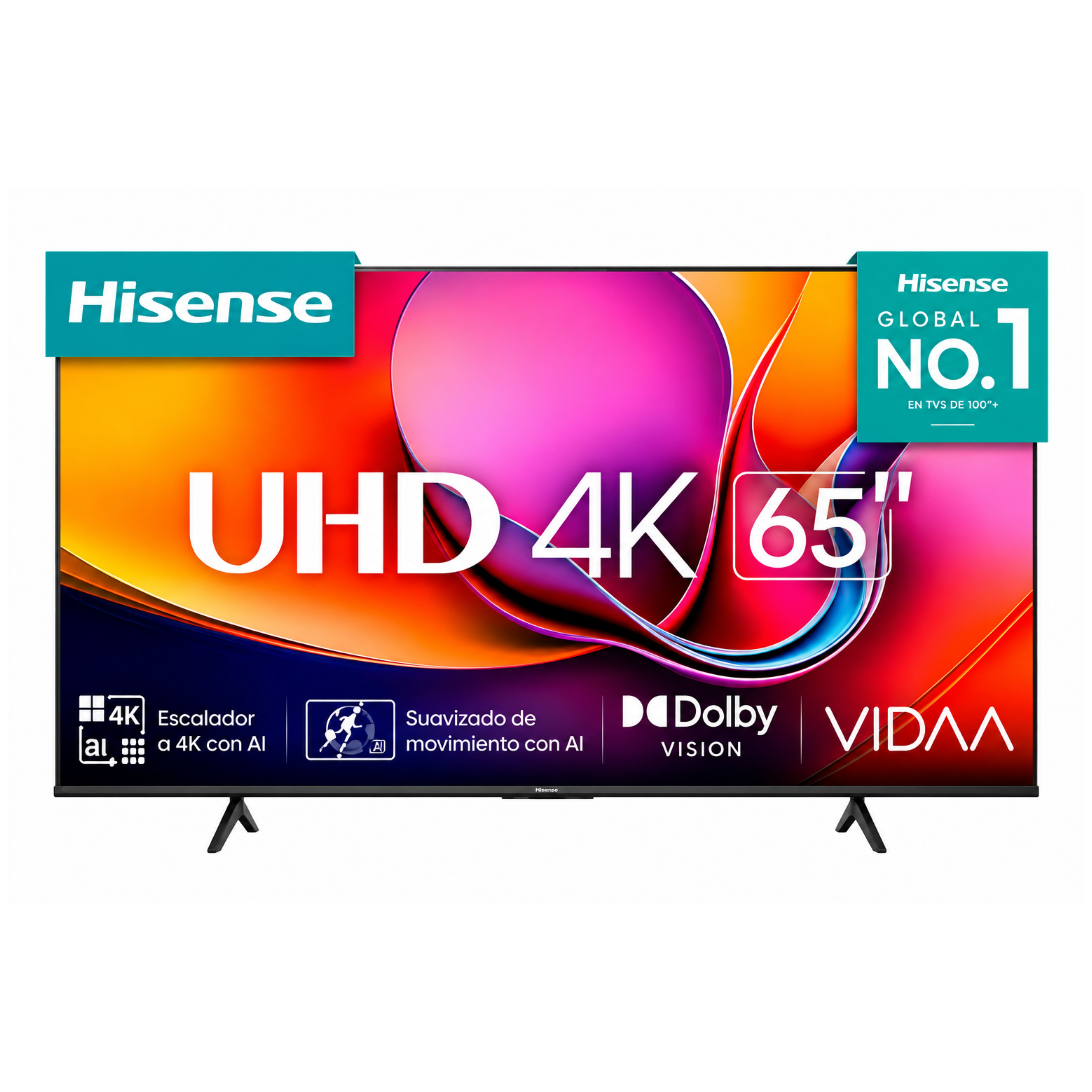 HISENSE TV 65 PULG. SMART UHD SO VIDAA