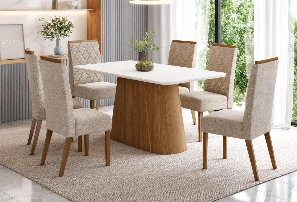 INV.JGO DE COMEDOR HENN OLIVIA T/V 6S