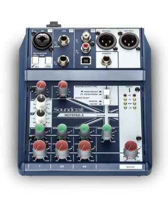 JBL NOTEPAD 5CH DESKTOP MIXER US 200125