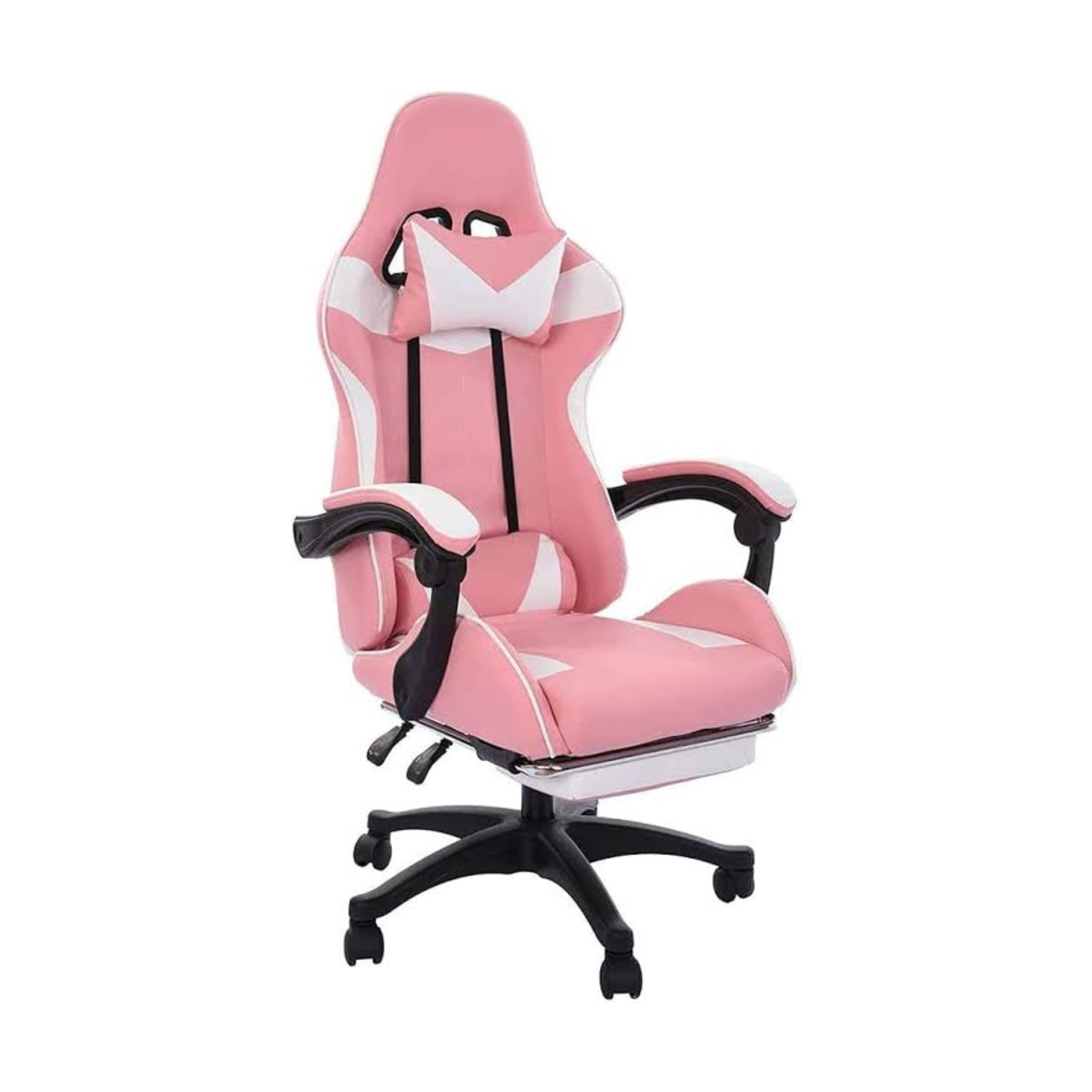 LEVEL SILLA GAMER XTREME C/POSAPIES ROSA