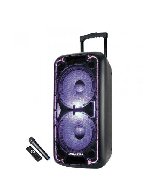MEGASTAR PARLANTE 2X10 +1 MICROFONO