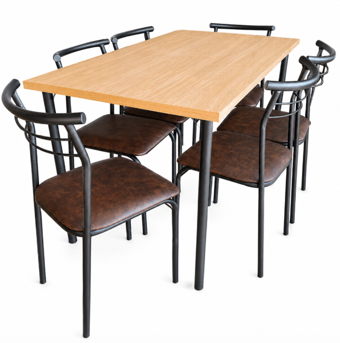 MAXIMUEBLES JGO COMEDOR 6S SANDRA