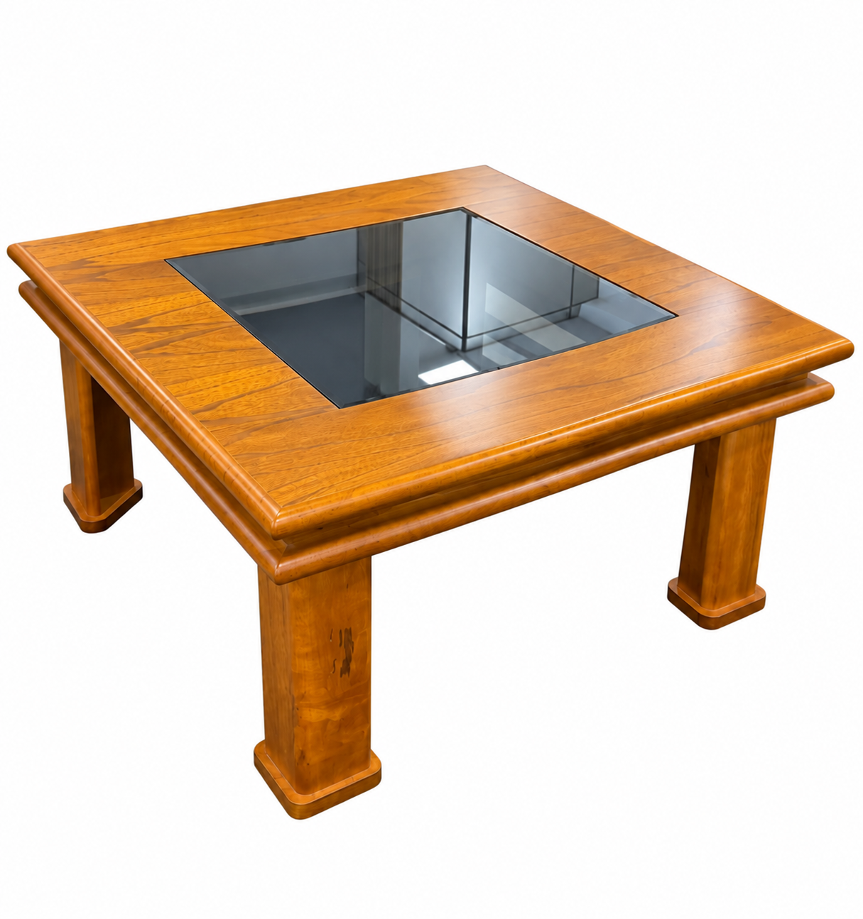 METAL M.MESA CENTRO MELISSA C/VIDRIO 85X85