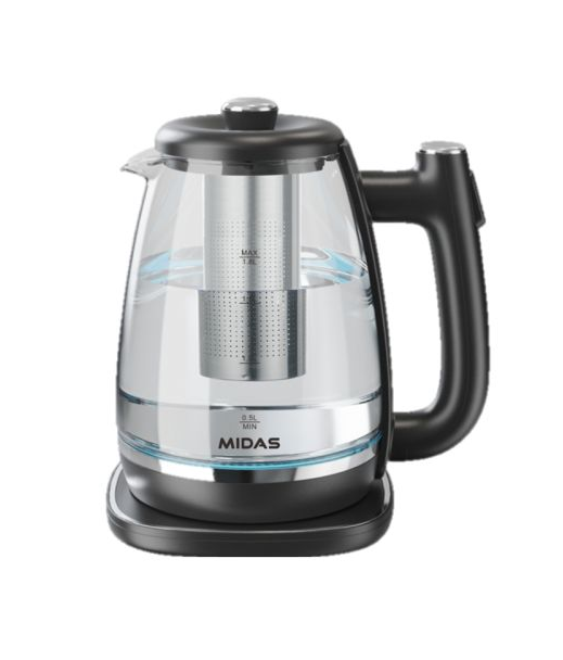 MIDAS HERVIDORA ELECTRICA J.VIDRIO 1.8L