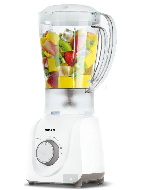 MIDAS LICUADORA 2.1L BCO 450W