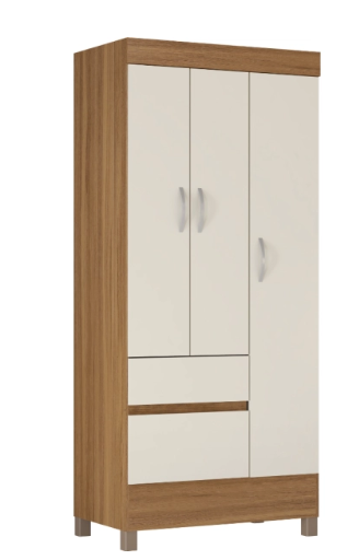 MOVELMAX ROPERO 3P WIND AMENDOA/OFFW
