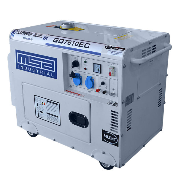 MSA GENERADOR DIESEL 7,5KVA GD7510 MONOF