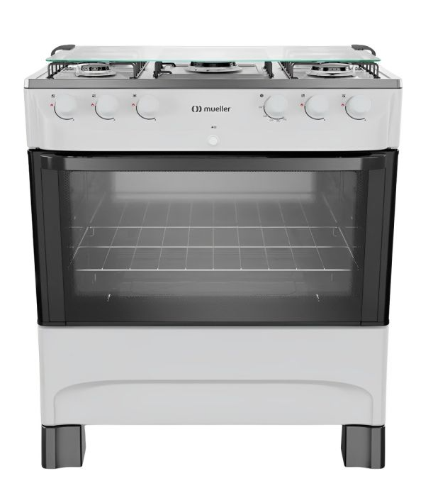 MUELLER COCINA A GAS 5H FRATELLO BCO