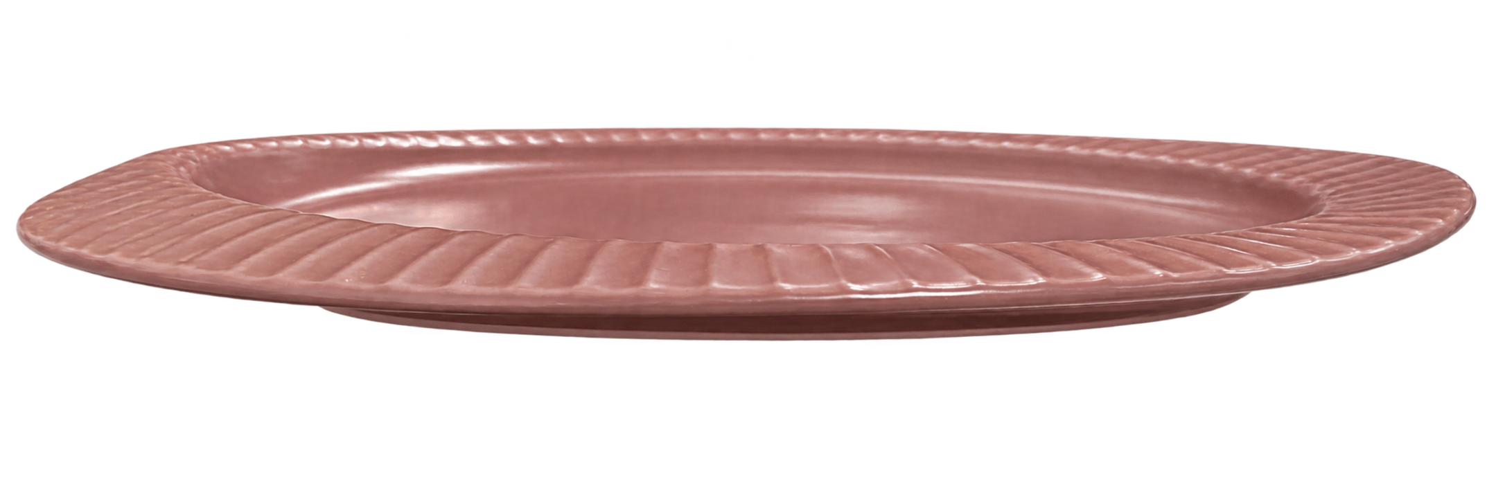 HC BANDEJA OVALADA MARRON 30X22CM
