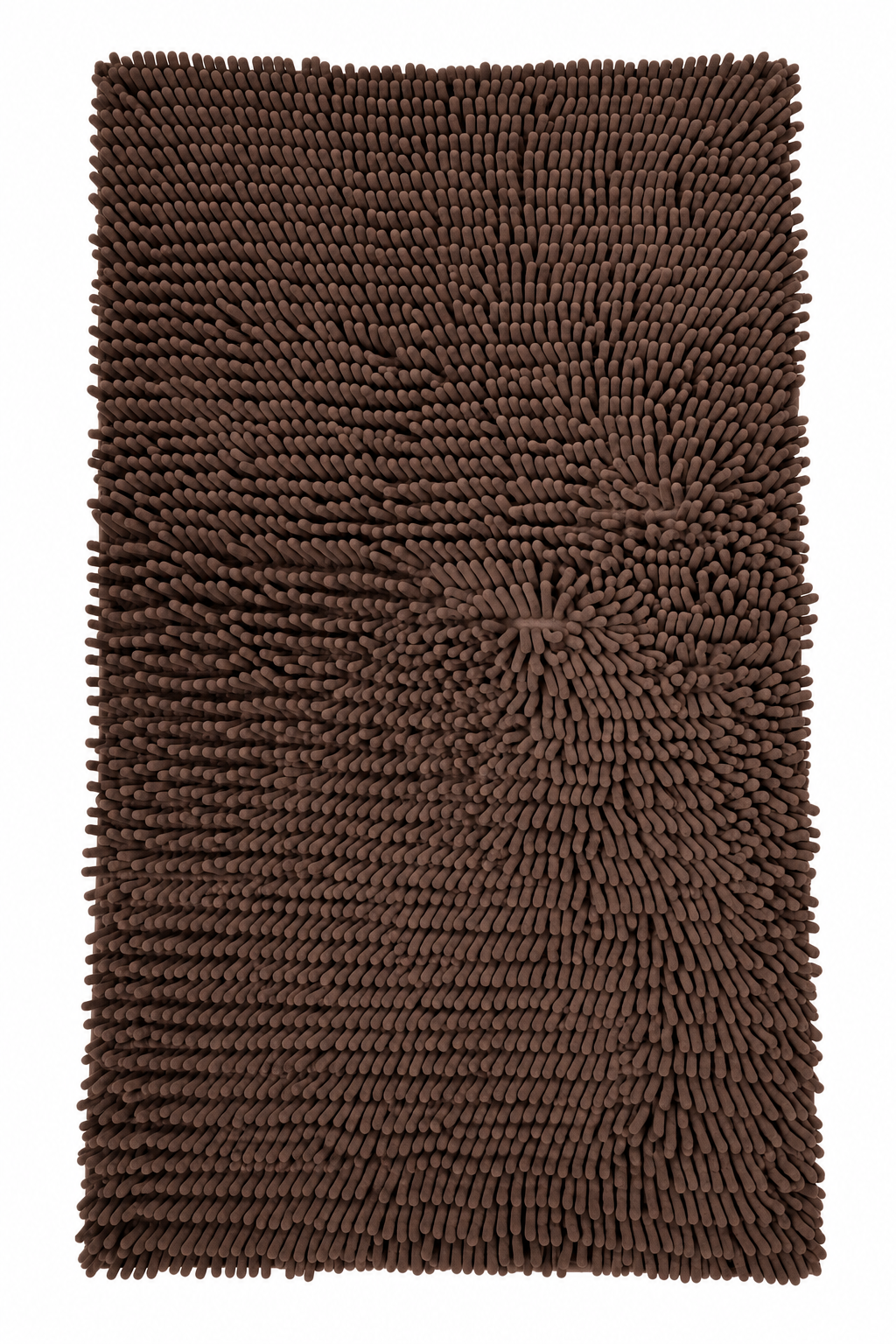 ALFOMBRA PELUDA 50X80CM MARRON