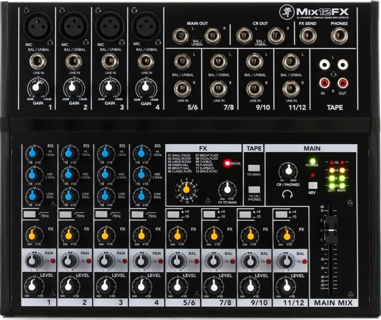 MACKI CONSOLA MIX12FX