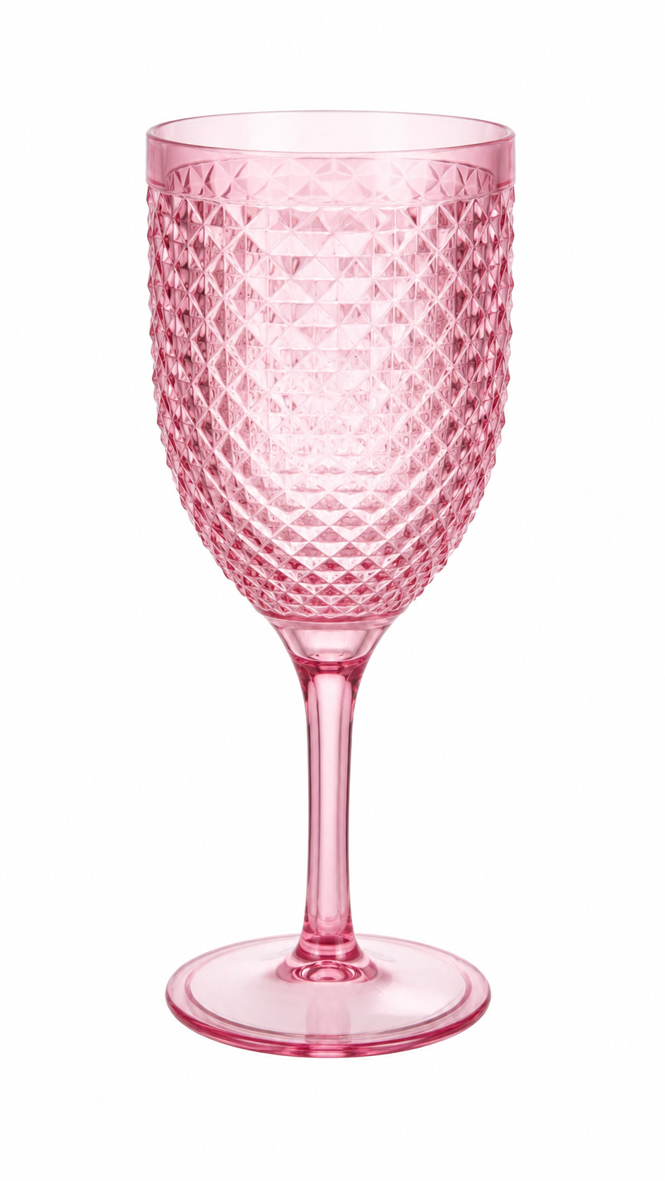 COPA ACRILICA 480ML VINO ROSA