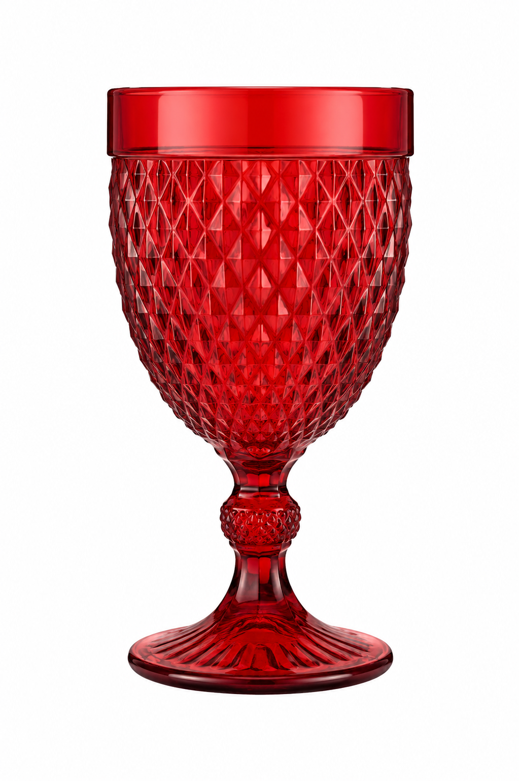 NADIR COPA VIDRIO 340ML MARINE ROJO