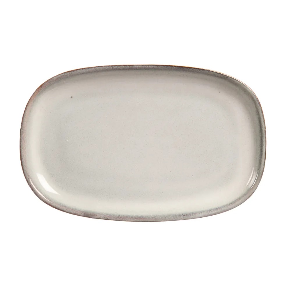 ORGANIC SENDA BANDEJA RECT. 30X19CM GRIS