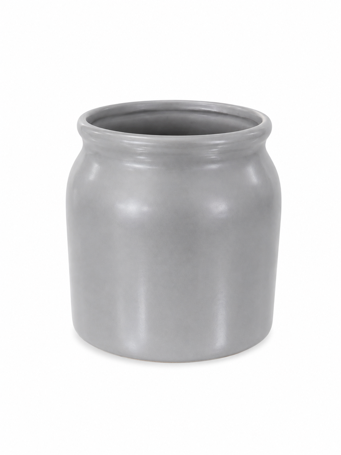 HC MACETA CERAMICA GRIS 12X11CM