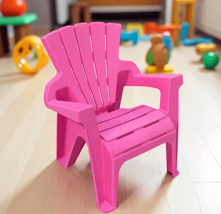 PLASN. SILLA PLASTICA INFANTIL AMER. ROSA