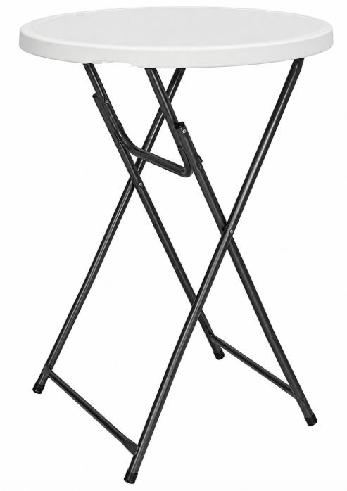 RC MESA ALTA PLEGABLE P/COCKTAIL BCO