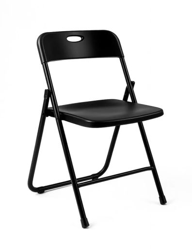 RC SILLA ECONOMICA PLEGAGLE NEGRO