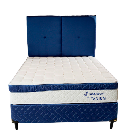 SUPERSPUMA SM 160X200 TITANIUM AZUL S/ME