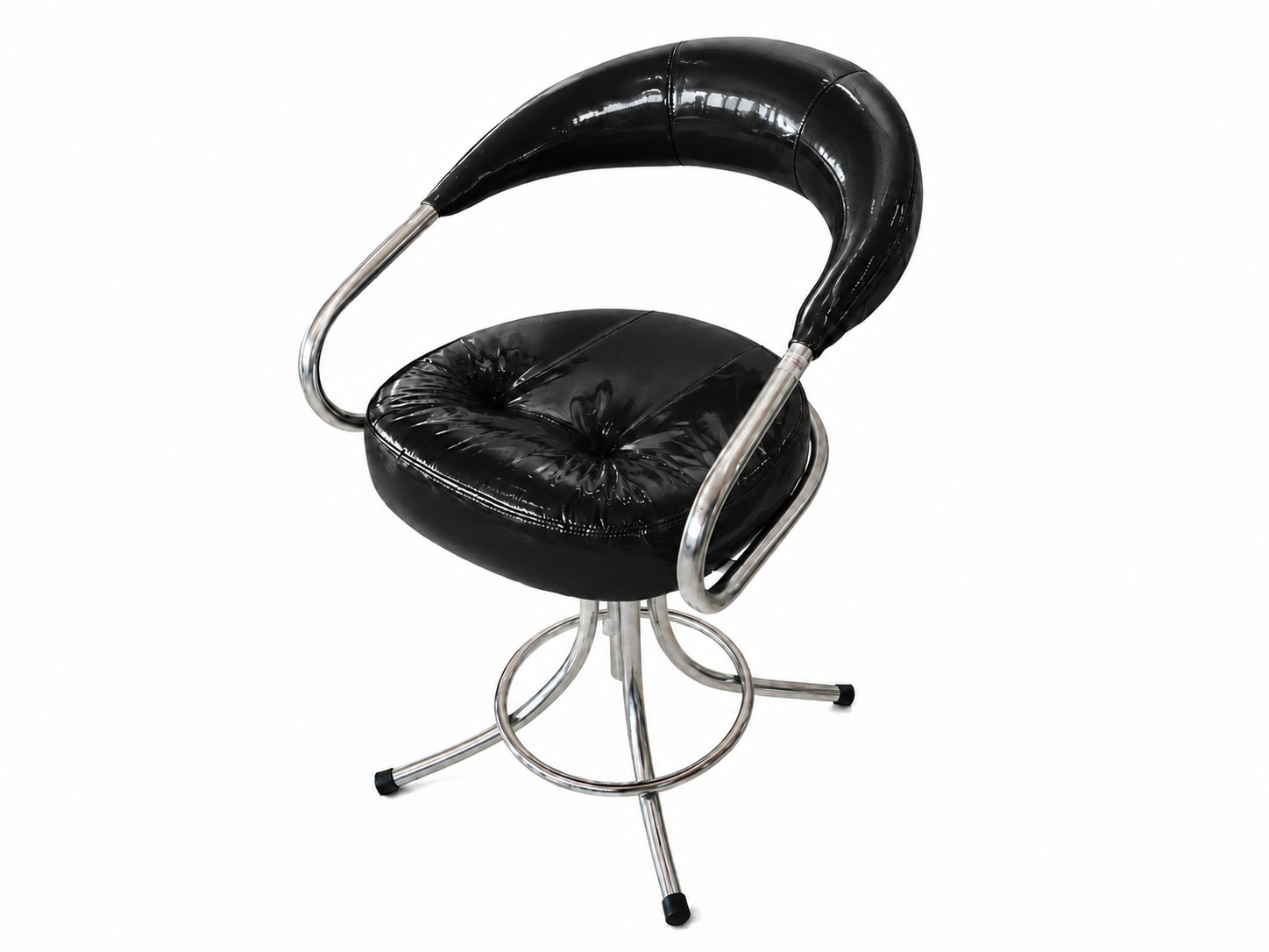 SILLON RAMIRO CLASICO NEGRO BASE ESTRELL