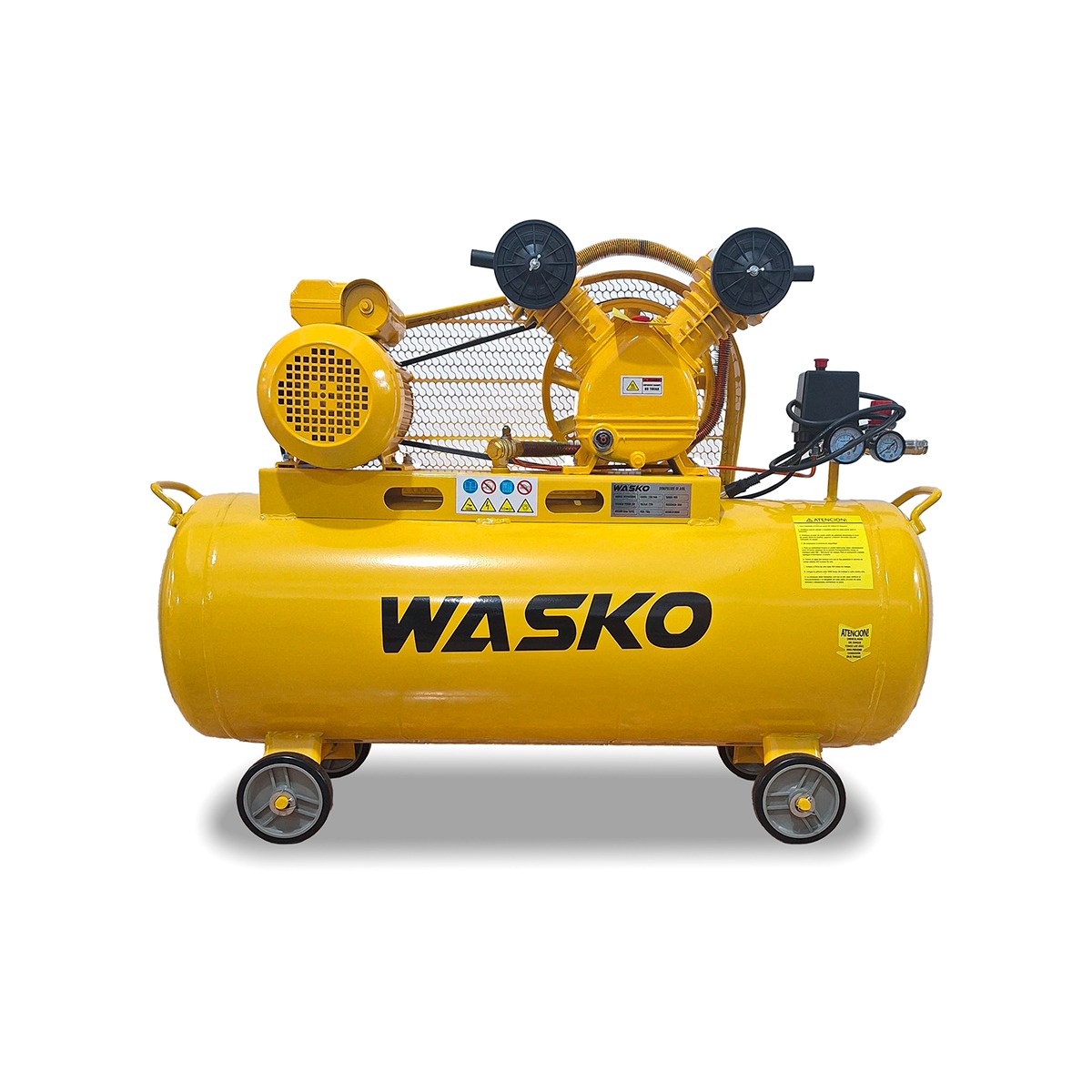 WASKO COMPRESOR C/CORREA 3HP 100L