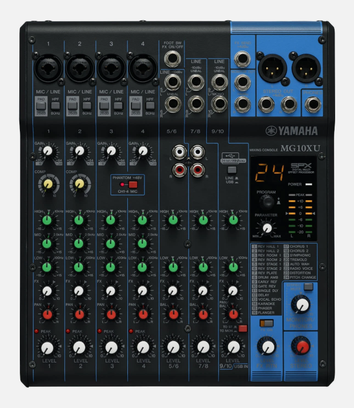 YAMAHA MEZCLADORA MG10XU
